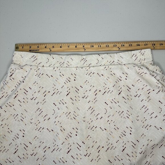 Calia by Carrie Underwood Printed Skort XL Cream Athletic - Picture 7 of 10